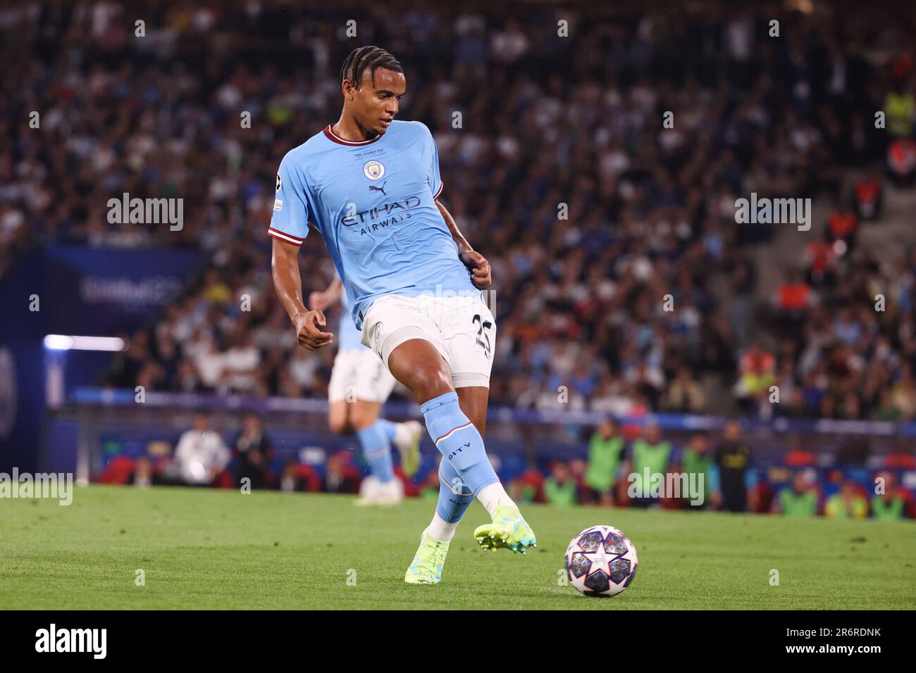Manuel Akanji of Manchester City during the UEFA Champions League ...