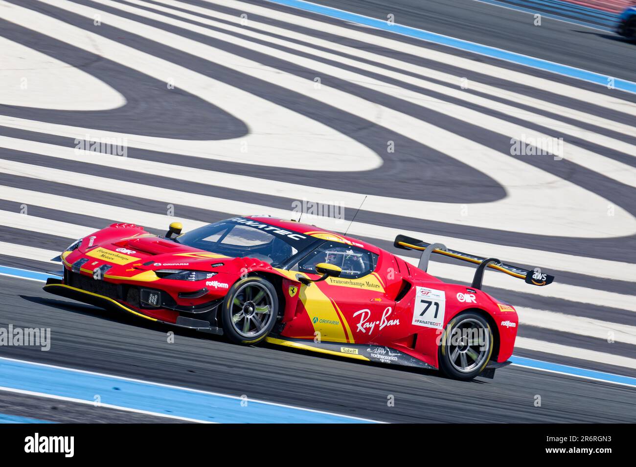 FANATEC GT WORLD 2023  at Circuit Paul Ricard , Castellet, FRANCE, 03/06/2023 Florent 'MrCrash' B. Stock Photo