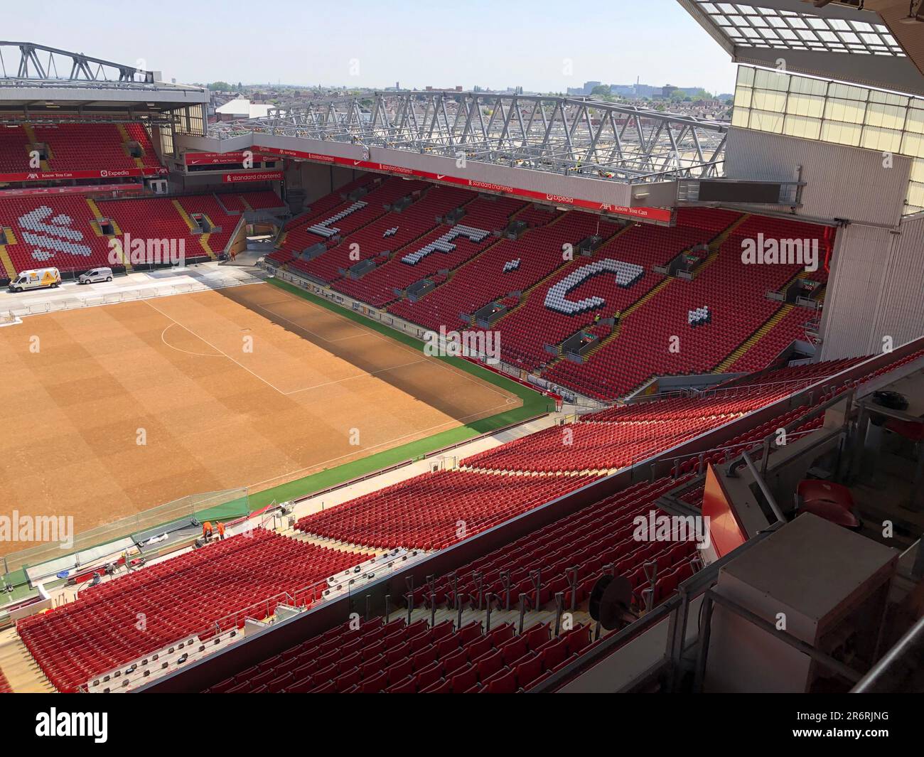 Anfield Stadium Home of Liverpool FC Stock Photo - Alamy