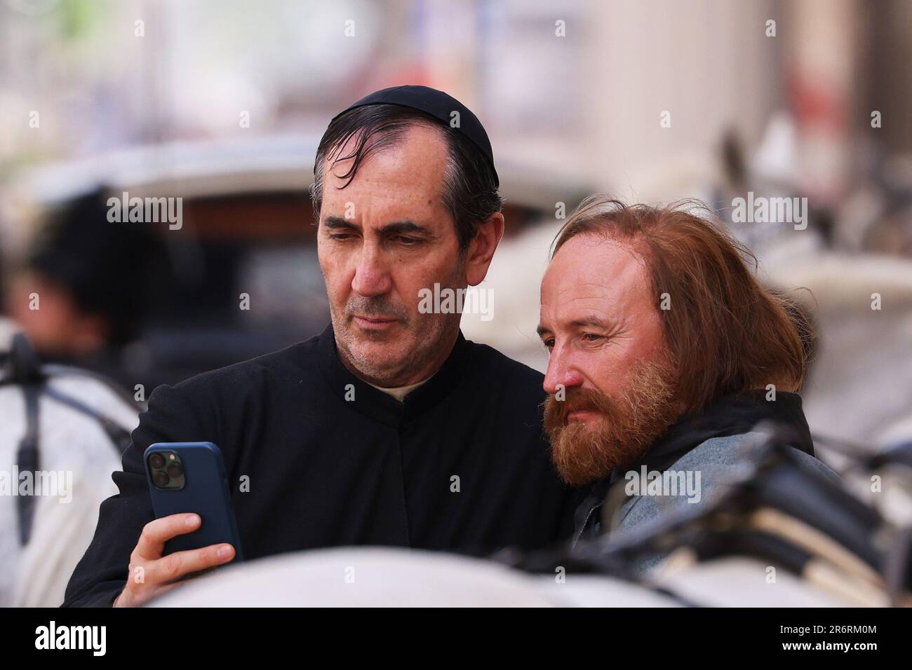 Palermo, Italy. 10th June, 2023. PAOLO CALABRESI IN THE CAST OF THE GATTOPARDO WHICH TURNS IN PALERMO in the photo Paolo Calabresi in the set of Il Gattopardo Credit: Independent Photo Agency/Alamy Live News Stock Photo