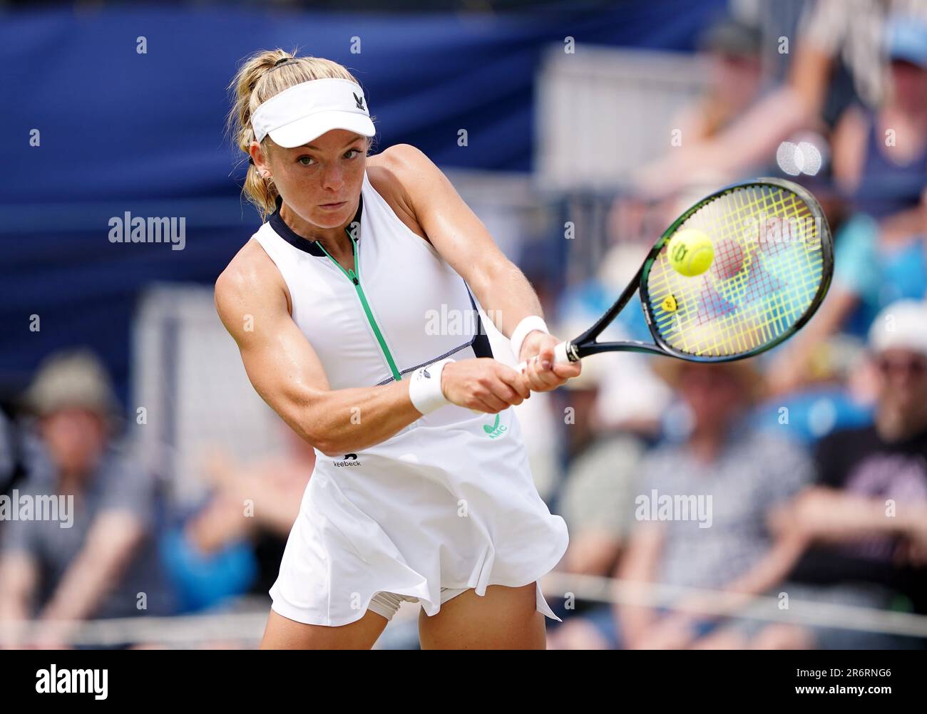 Katie Swan in action during her final against Yanina Wickmayer (not ...