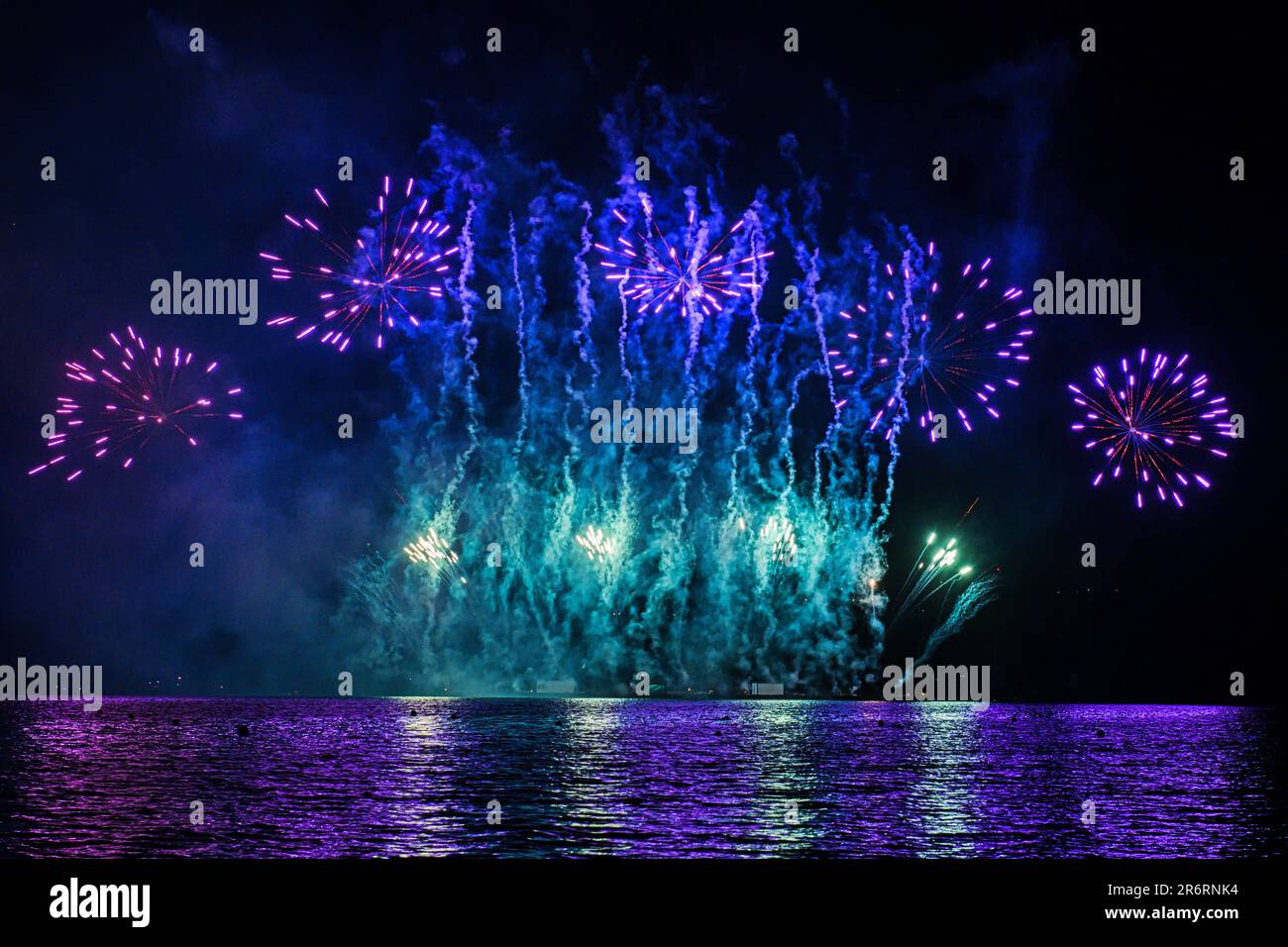 Brno, Czech Republic. 10th June, 2023. The first competitive fireworks