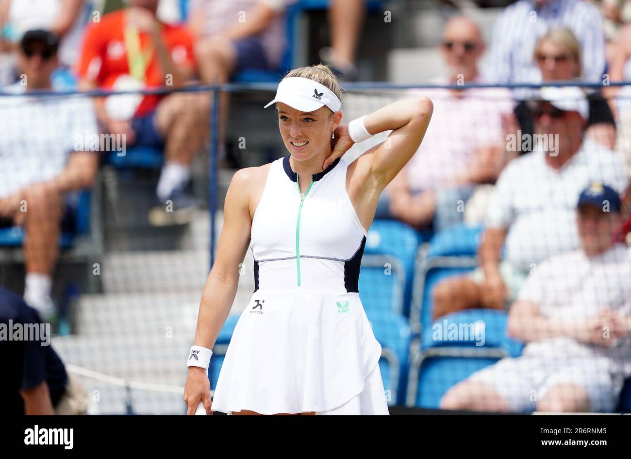 Katie Swan reacts during her final against Yanina Wickmayer (not ...