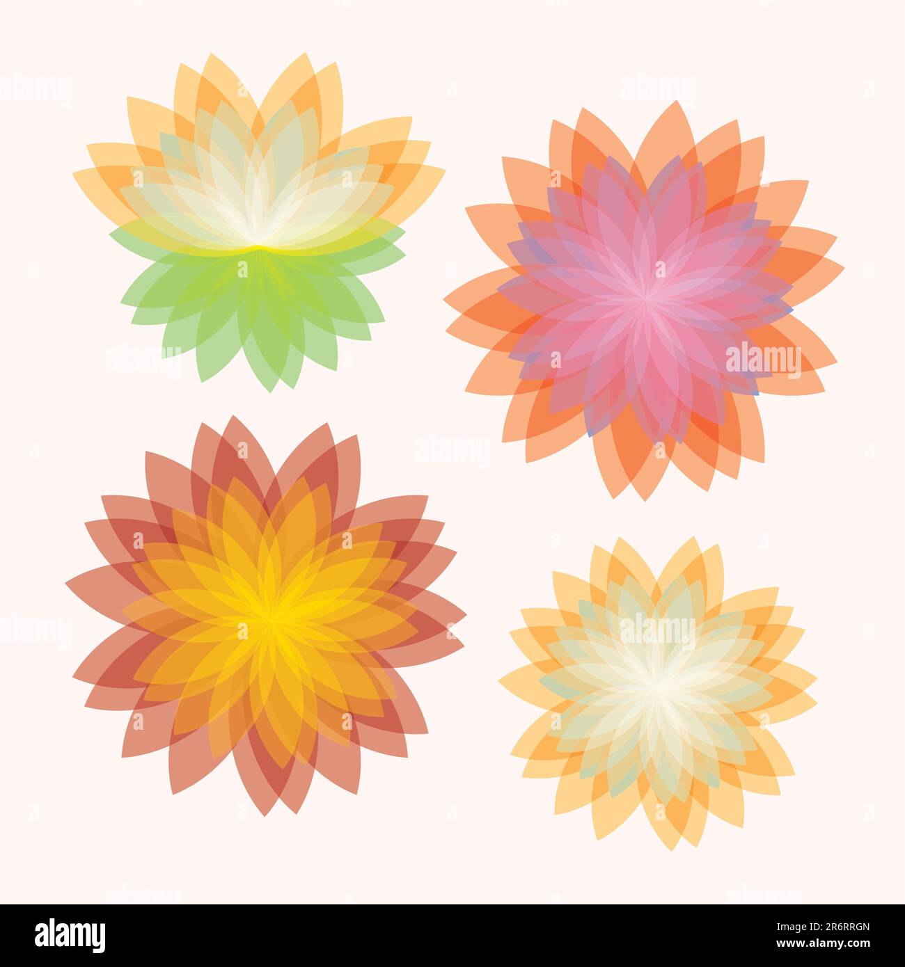 vector ornament In flower style Stock Vector