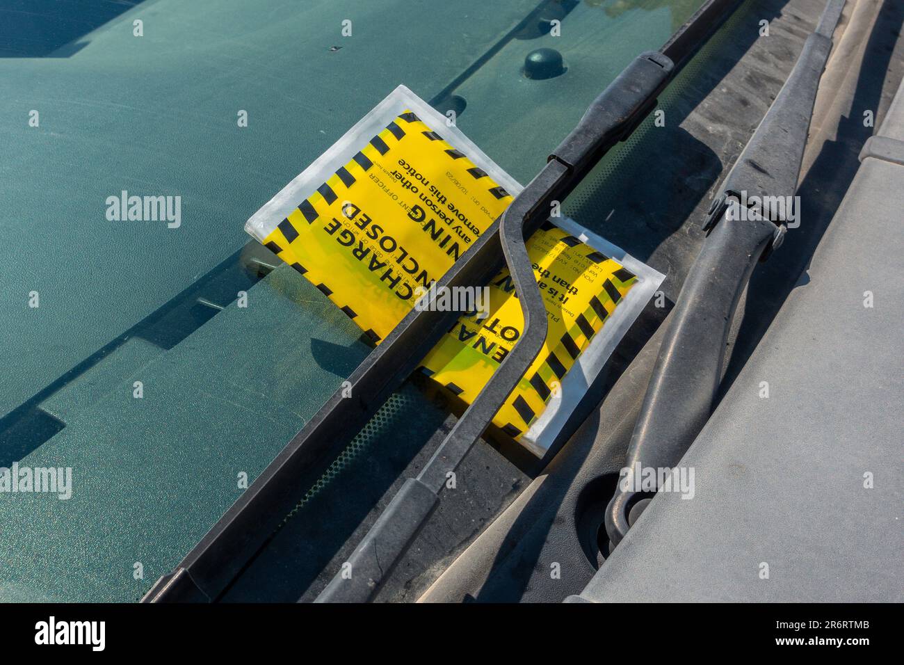 Parking Ticket,Penalty Notice,Document Enclosed Stock Photo Alamy