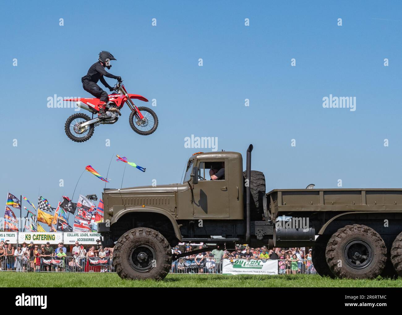 Flying ryan motorcycle display team hi-res stock photography and images ...