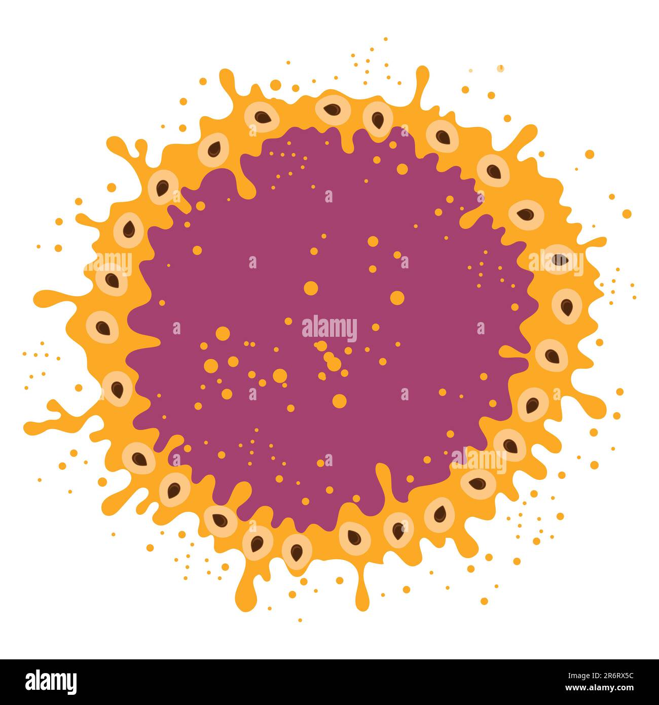 Passion fruit juice splash hi-res stock photography and images - Alamy