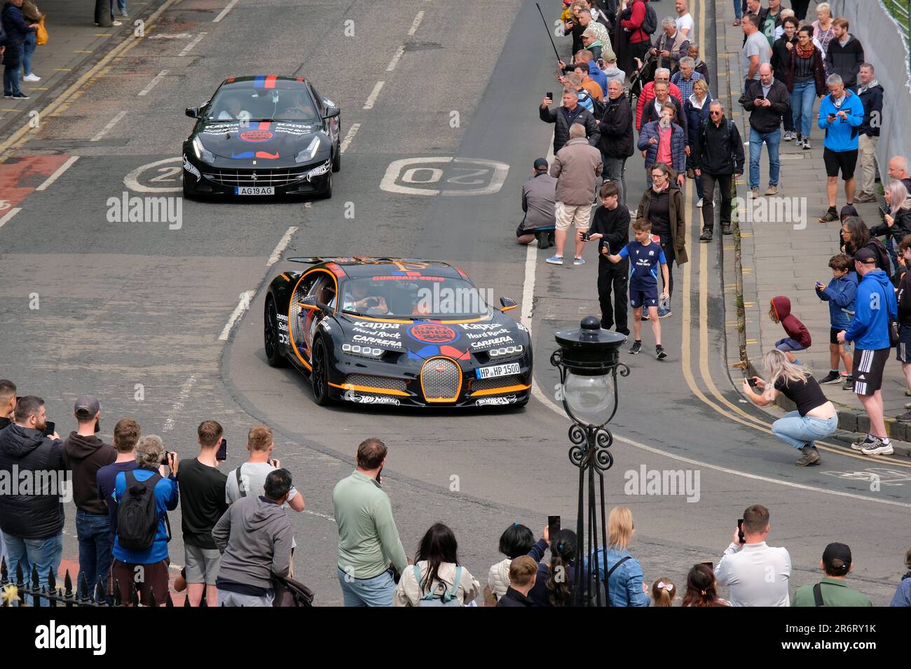 Edinburgh, Scotland, UK. 11th June 2023. The 24th Annual Gumball 3000