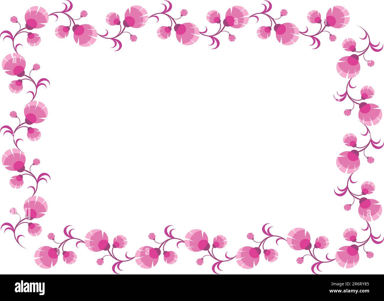 vector illustration of a decorative frame Stock Vector Image & Art - Alamy