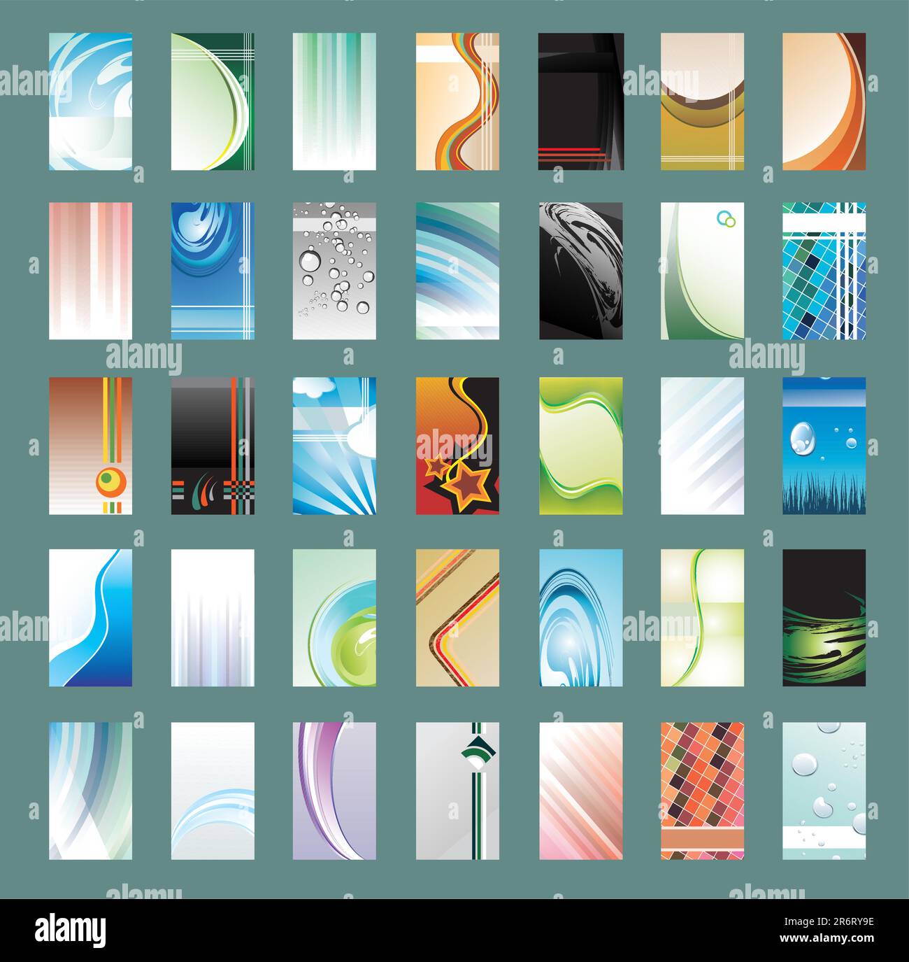 Collection of 35 Abstract Business Card Stock Vector Image & Art - Alamy