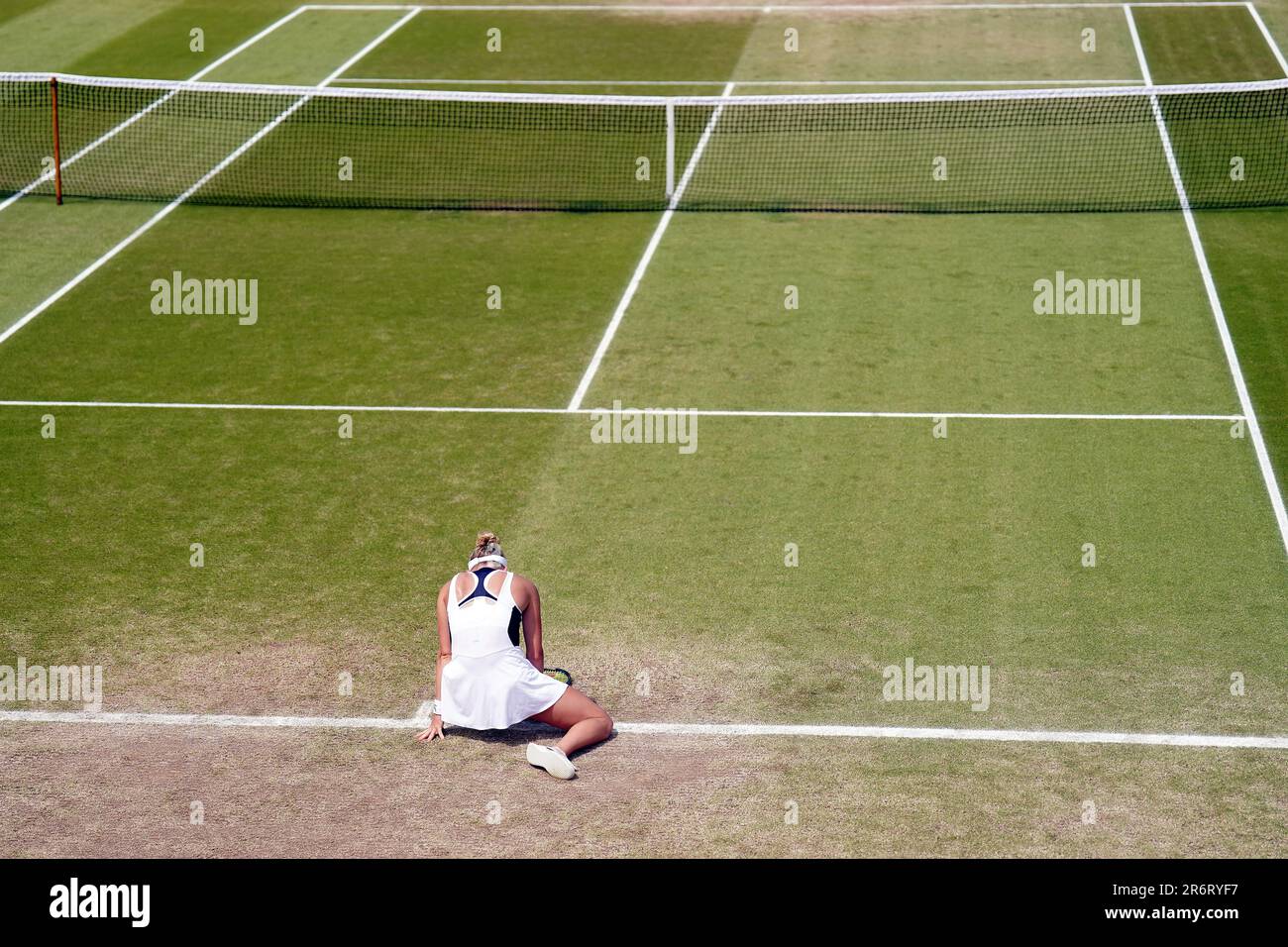 Katie Swan reacts during her final against Yanina Wickmayer (not ...
