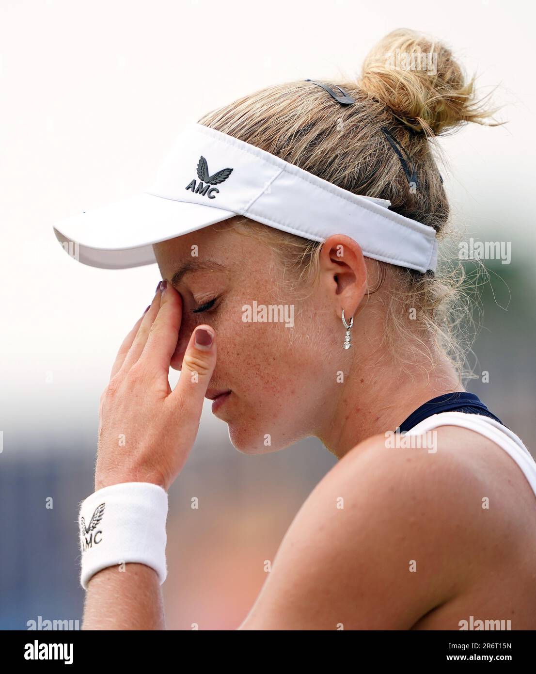Katie Swan reacts during her final against Yanina Wickmayer (not ...