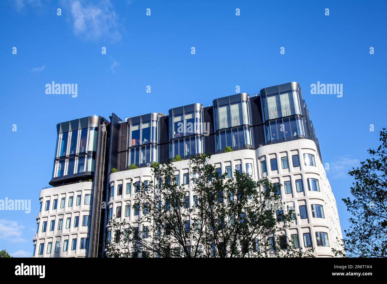 Standard Hotel (with Decimo Restaurant up Top) in Kings Cross, London, UK Stock Photo