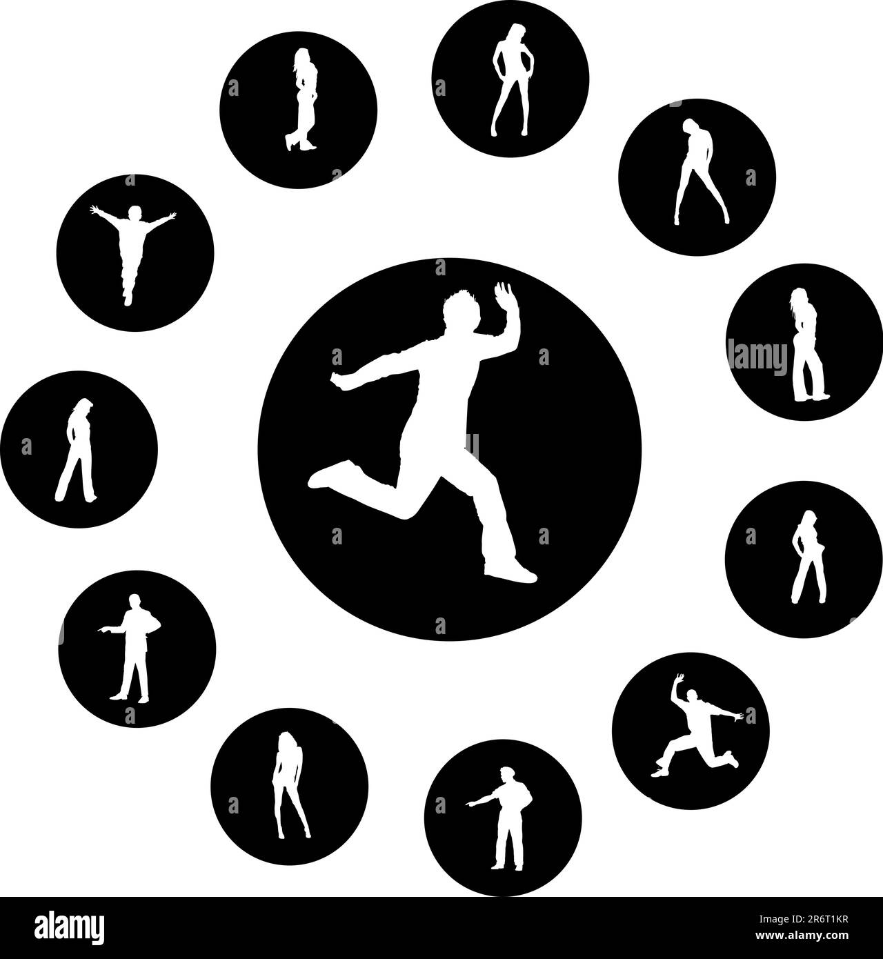 Picture posed model Stock Vector Images - Alamy