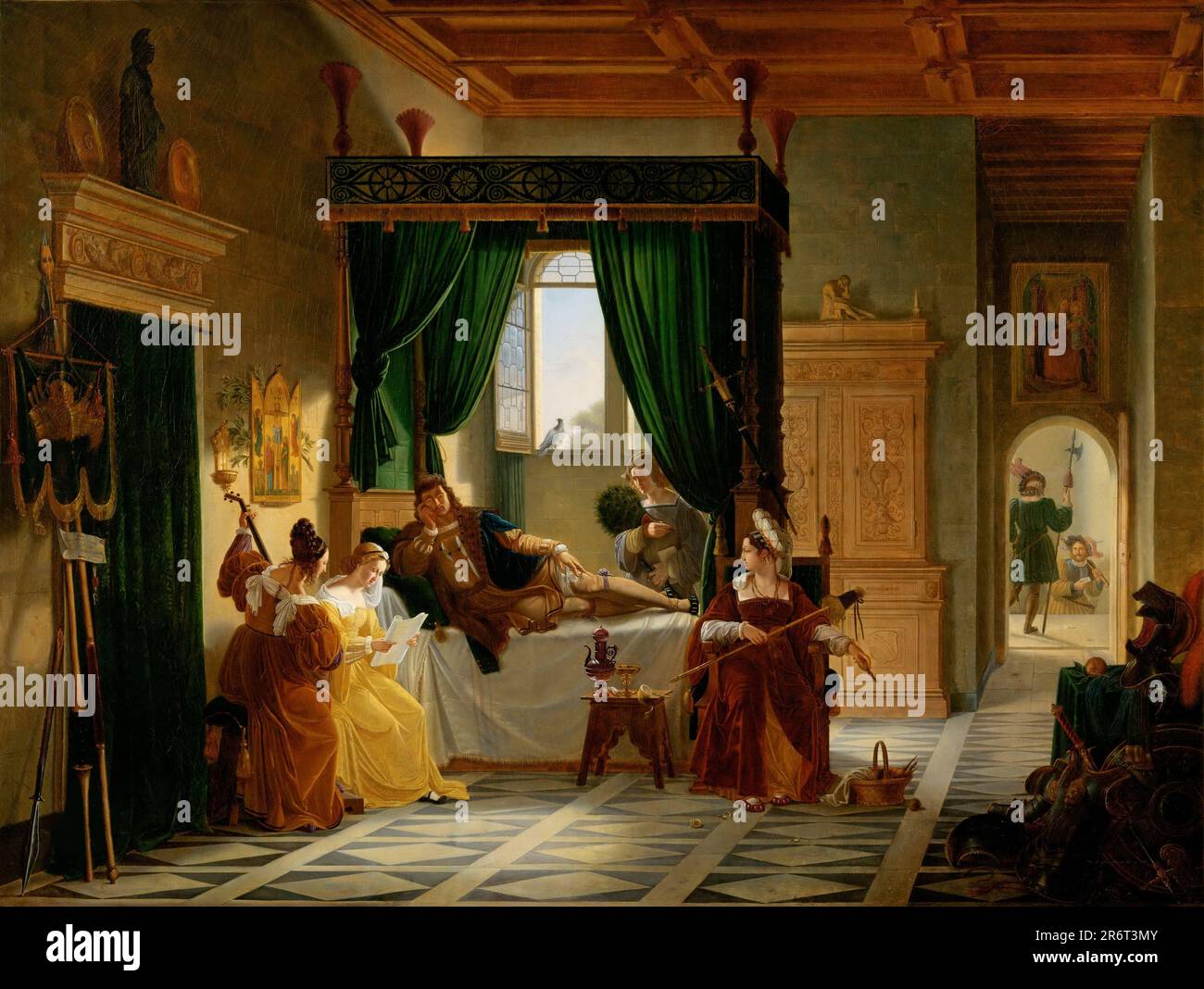 La Convalescence de Bayard. Museum Musee du Louvre, Paris. Author