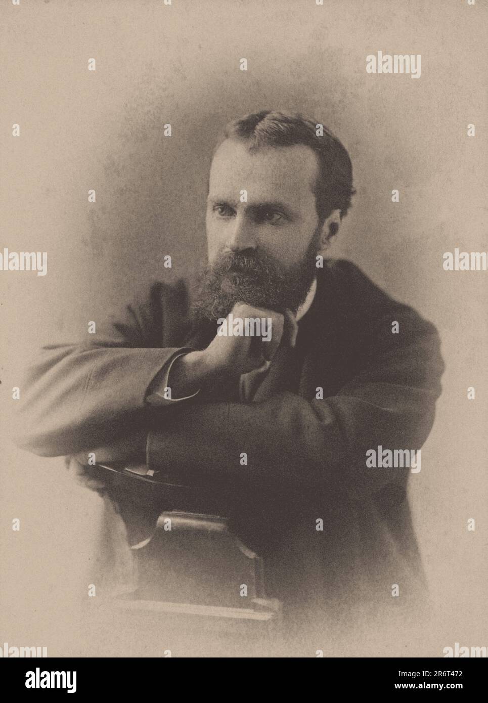 Portrait of William James (1842-1910). Museum: PRIVATE COLLECTION. Author: Boston Photo studio J. Notman. Stock Photo