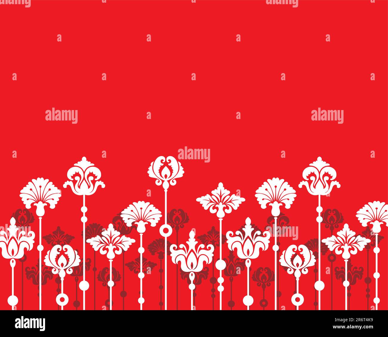 vector ornament In flower style Stock Vector