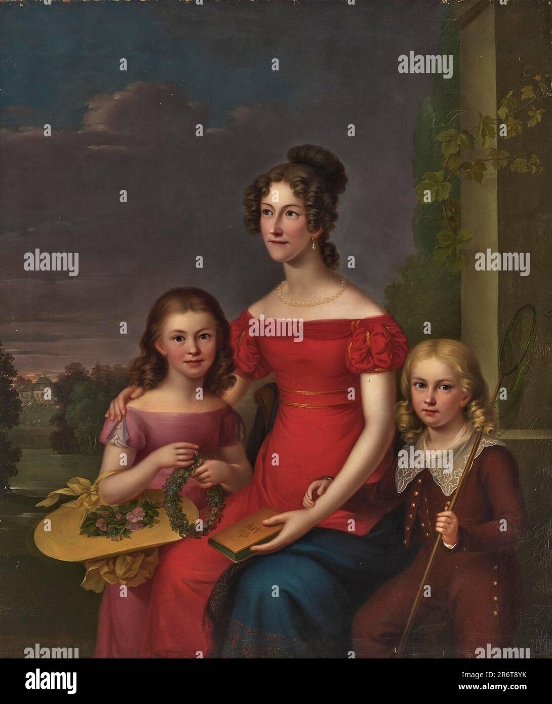 Duchess Mathilde of Württemberg (18011825) with son Eugen (18201875