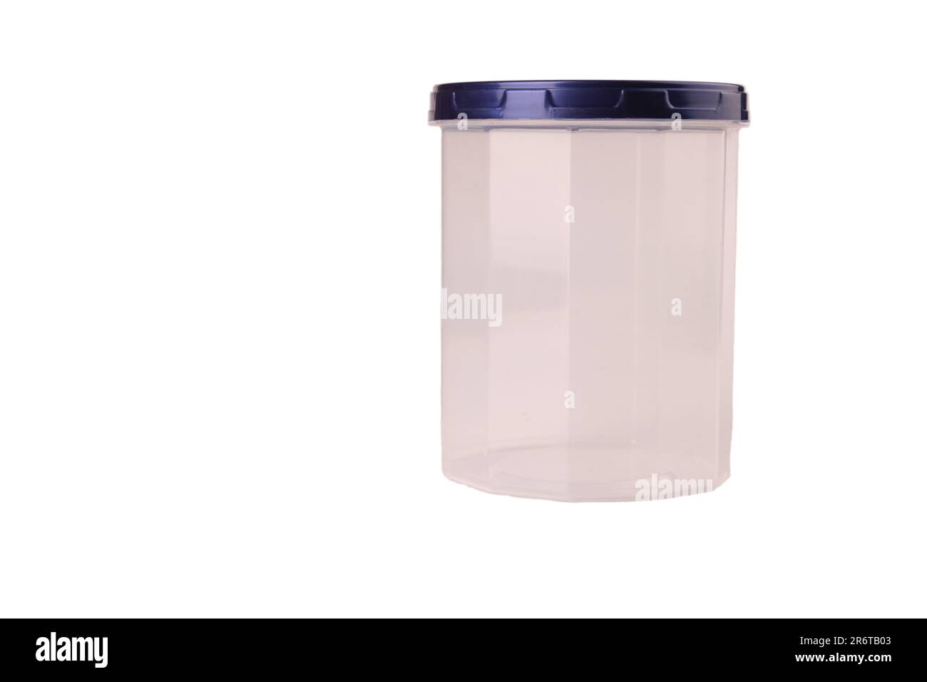 container plastic food isolate on white for the kitchen, croup, blue ...