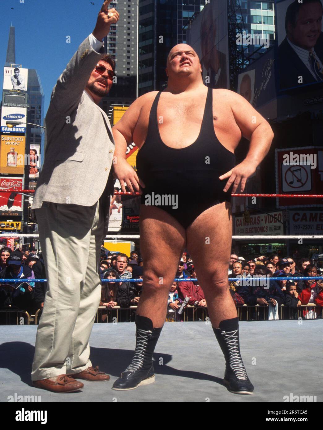 1995 Ted DiBiase. King Kong Bundy  John Barrett/PHOTOlink Stock Photo