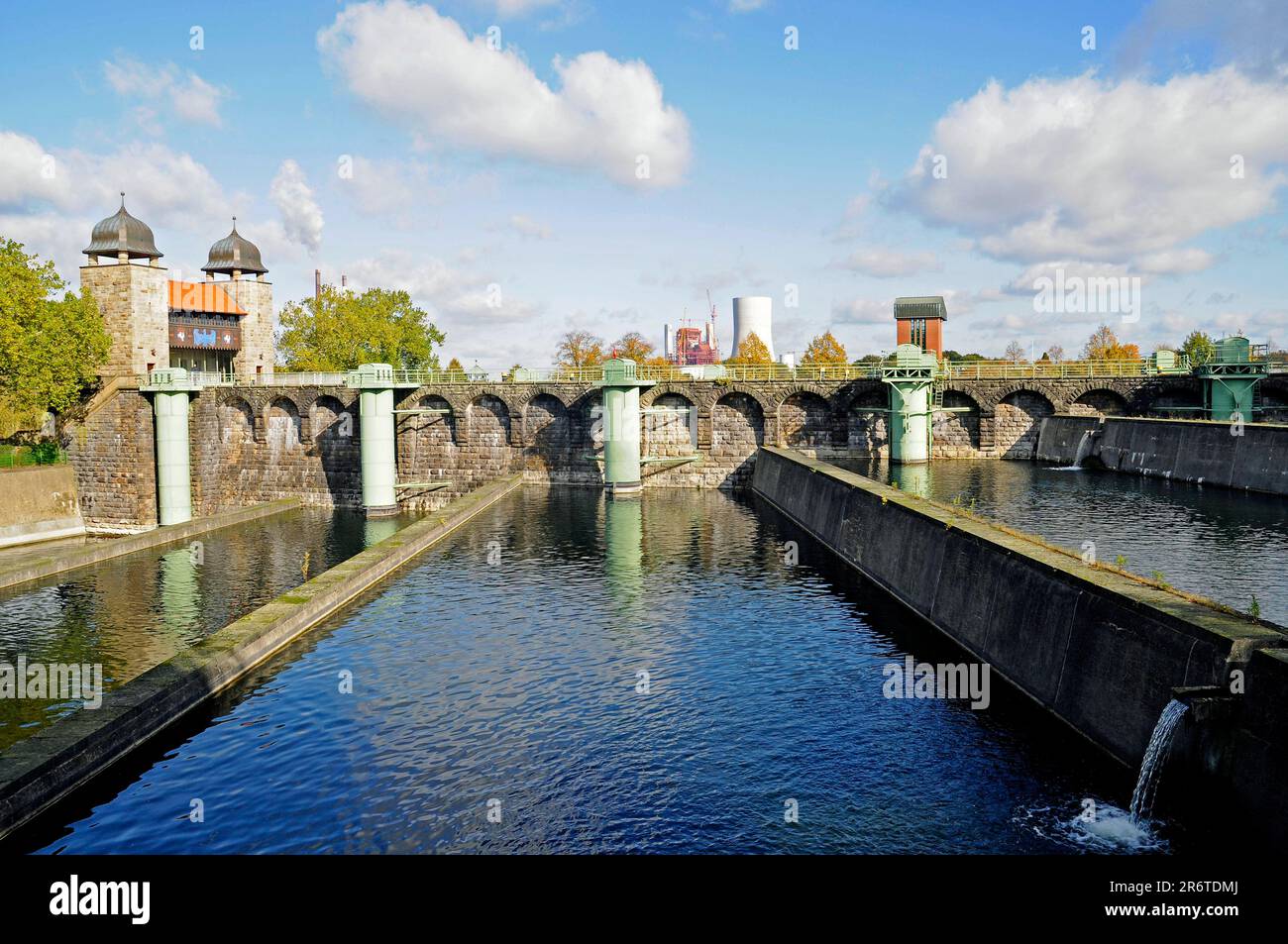 Water basin, Old Shaft Lock, Henrichenburg Ship's Hoist, Waltrop Lock
