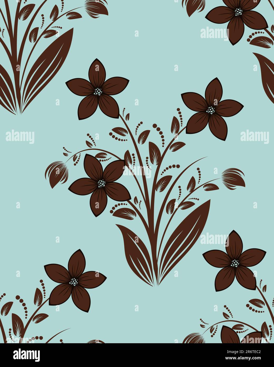 Seamless vector floral background for design use Stock Vector Image ...