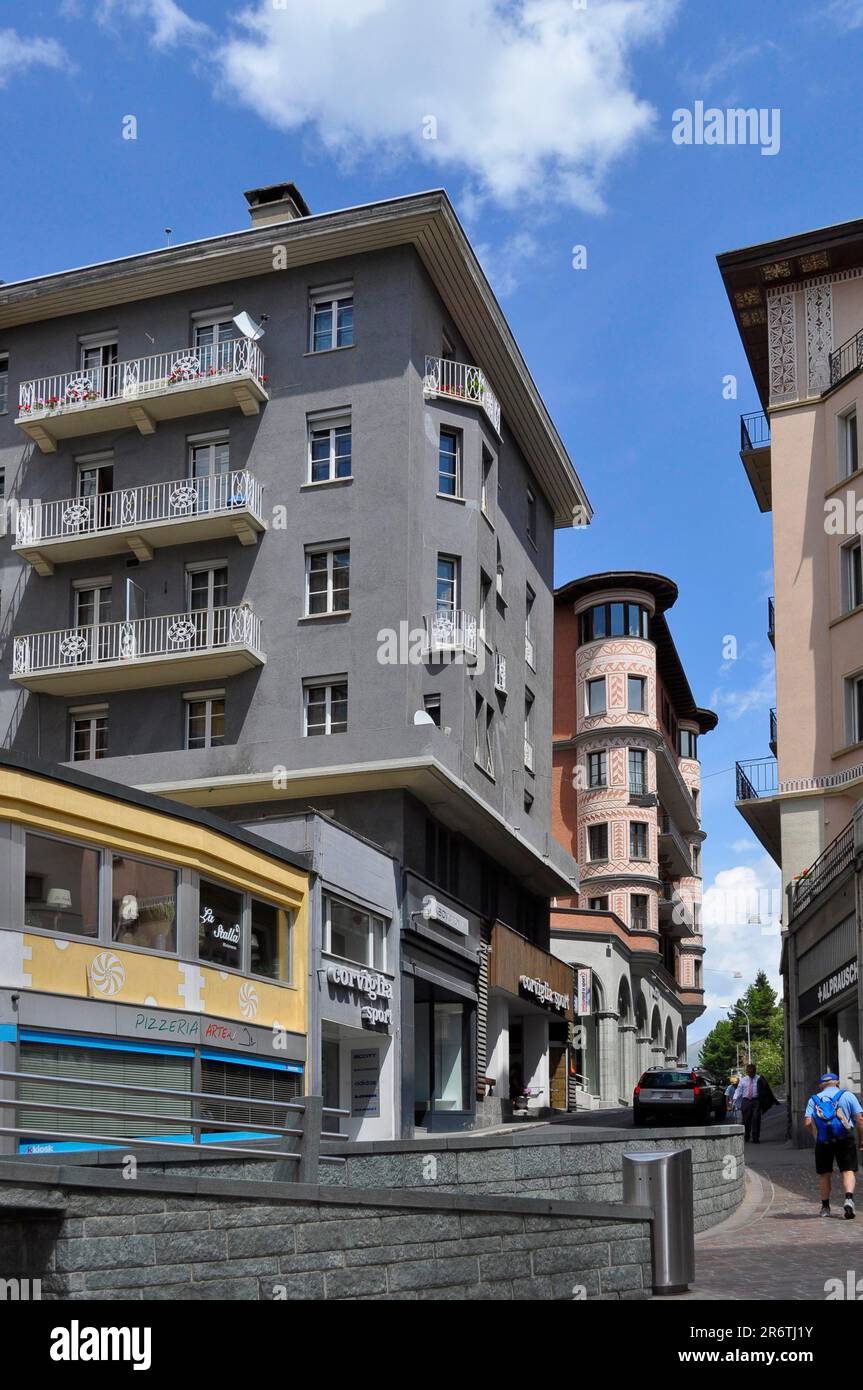 St moritz shopping hi-res stock photography and images - Alamy