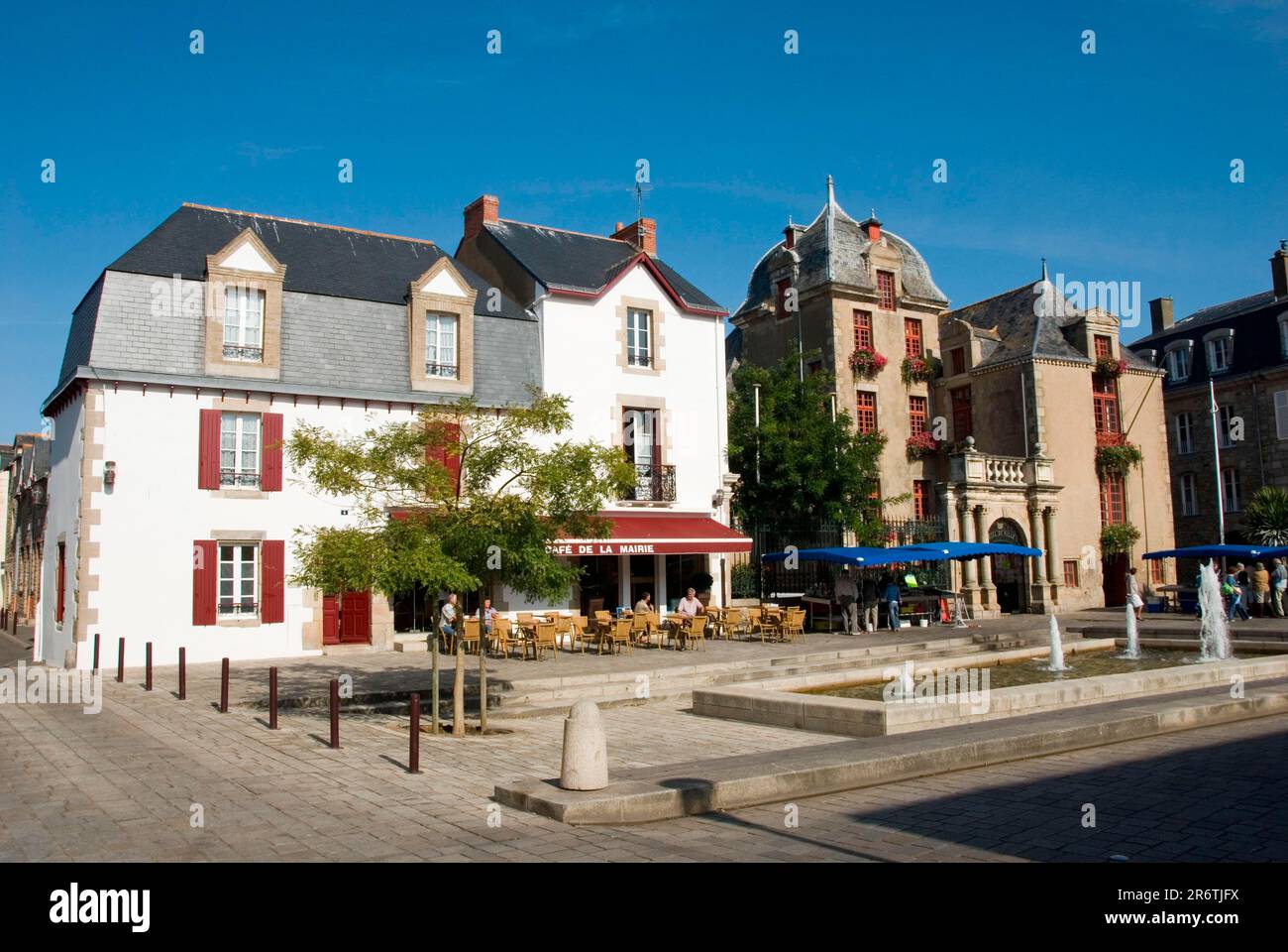 Town Hall, Le Croisic, Loire Atlantique, Guerande Peninsula, Pays de la Loire, France Stock Photo