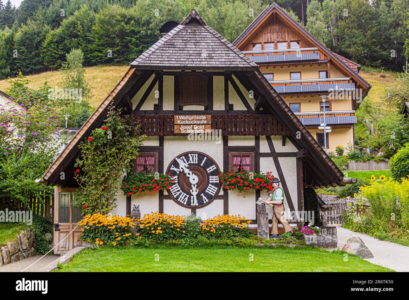 TRIBERG, GERMANY SEPTEMBER 2, 2019 View of the world's oldest
