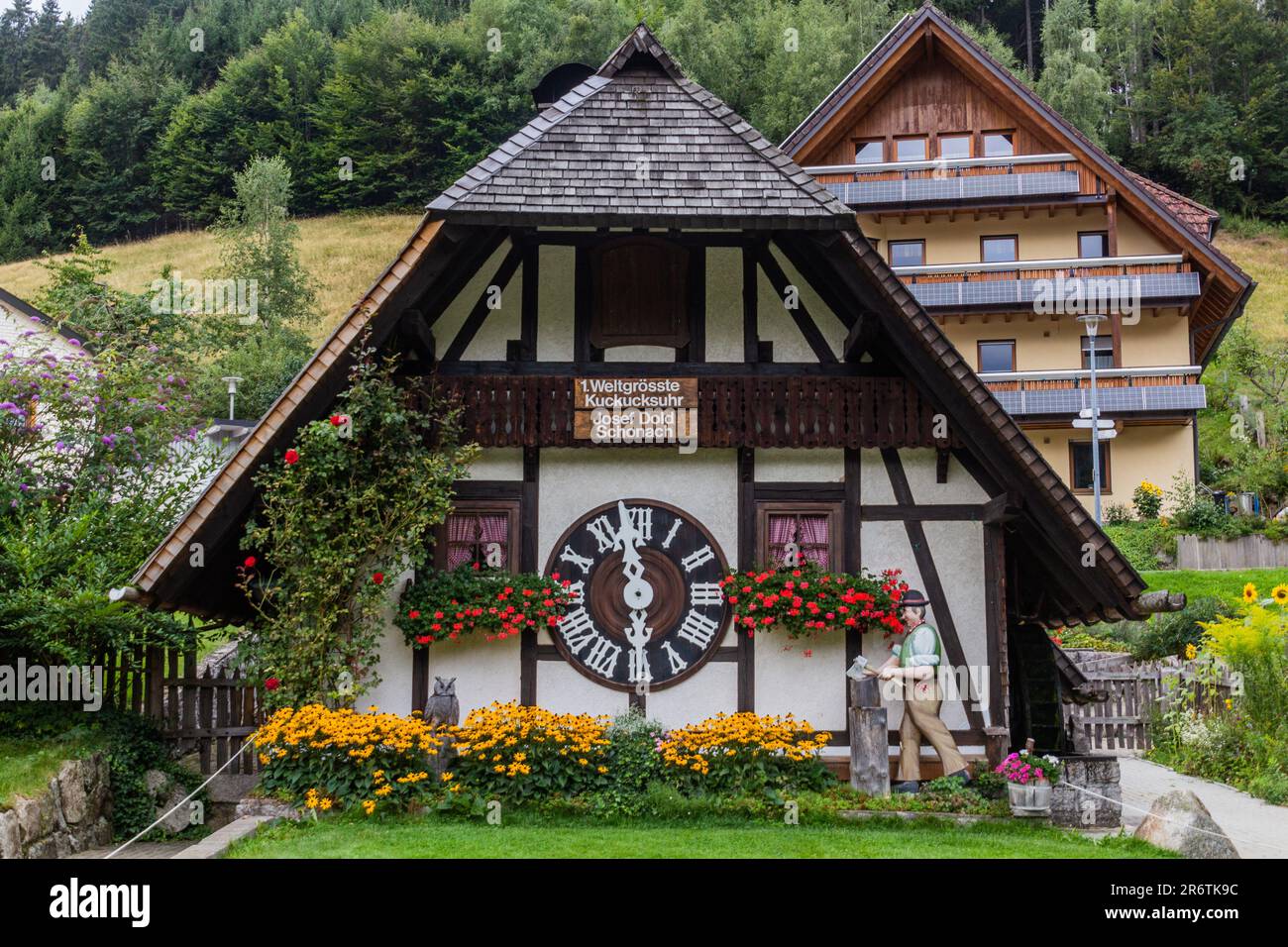 TRIBERG, GERMANY SEPTEMBER 2, 2019 View of the world's oldest