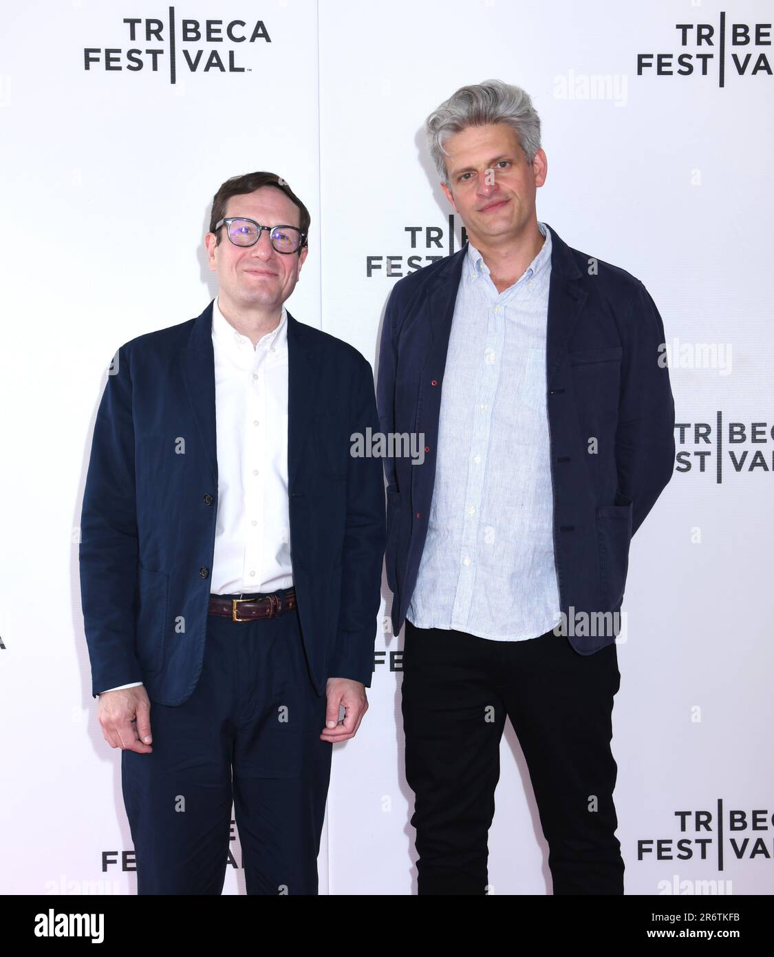 June 10, 2023, New York, New York, USA: Keith Newton and Luke Meyer attend the 2023 Tribeca Film Festival: 'The Fourth Wall' World Premiere at Village East by Angelika in New York. (Credit Image: © Photo Image Press via ZUMA Press Wire) EDITORIAL USAGE ONLY! Not for Commercial USAGE! Stock Photo