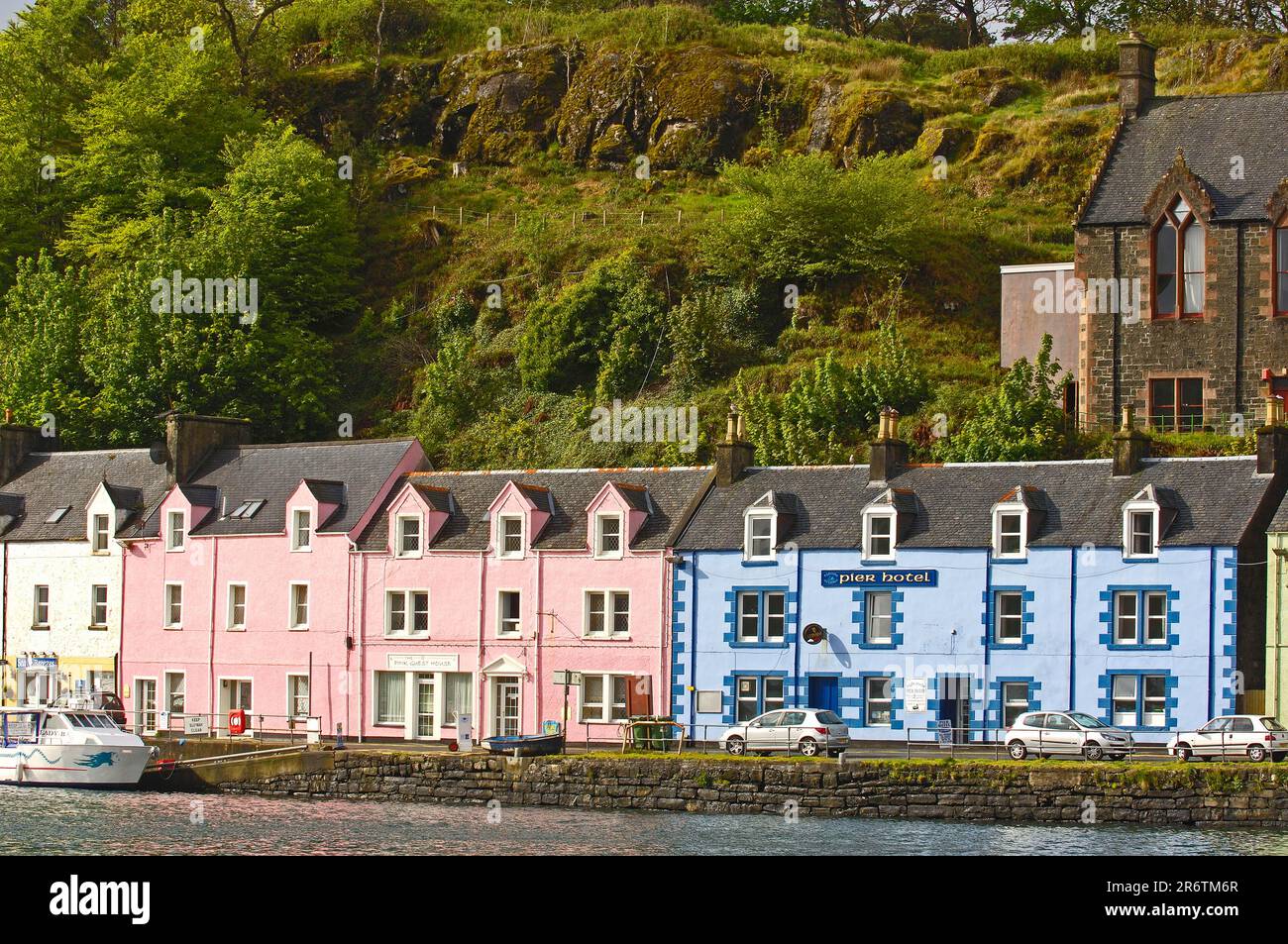 Coloured houses, Portree, Isle of Skye, Highlands, Scotland, Great