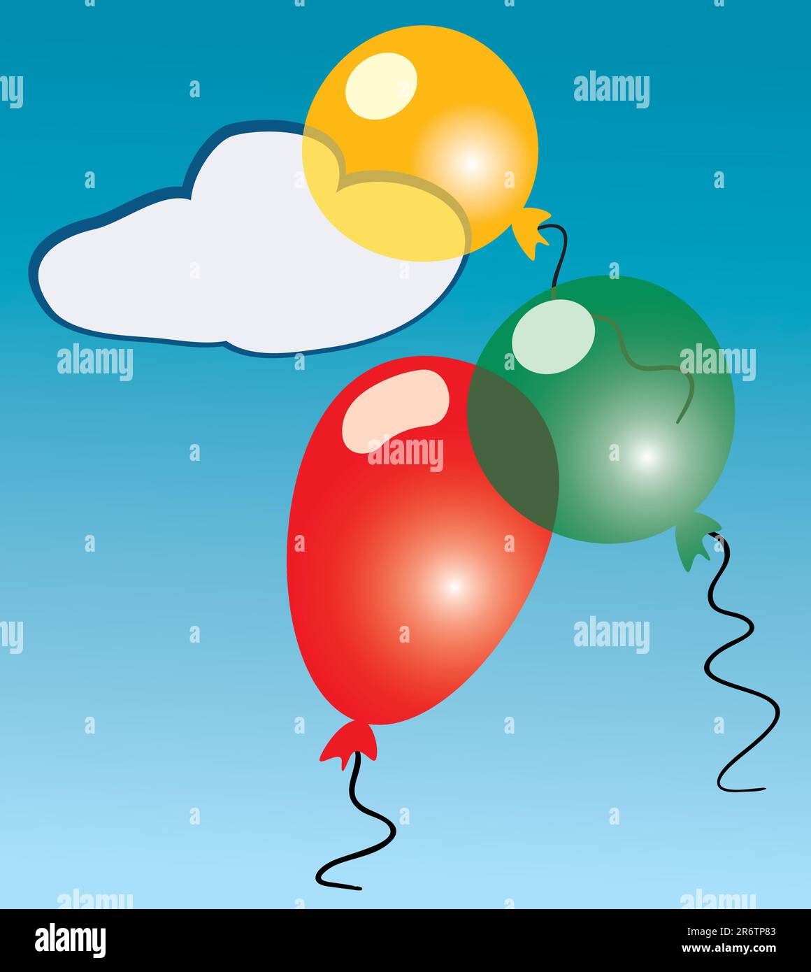Cartoon balloon hi-res stock photography and images - Alamy