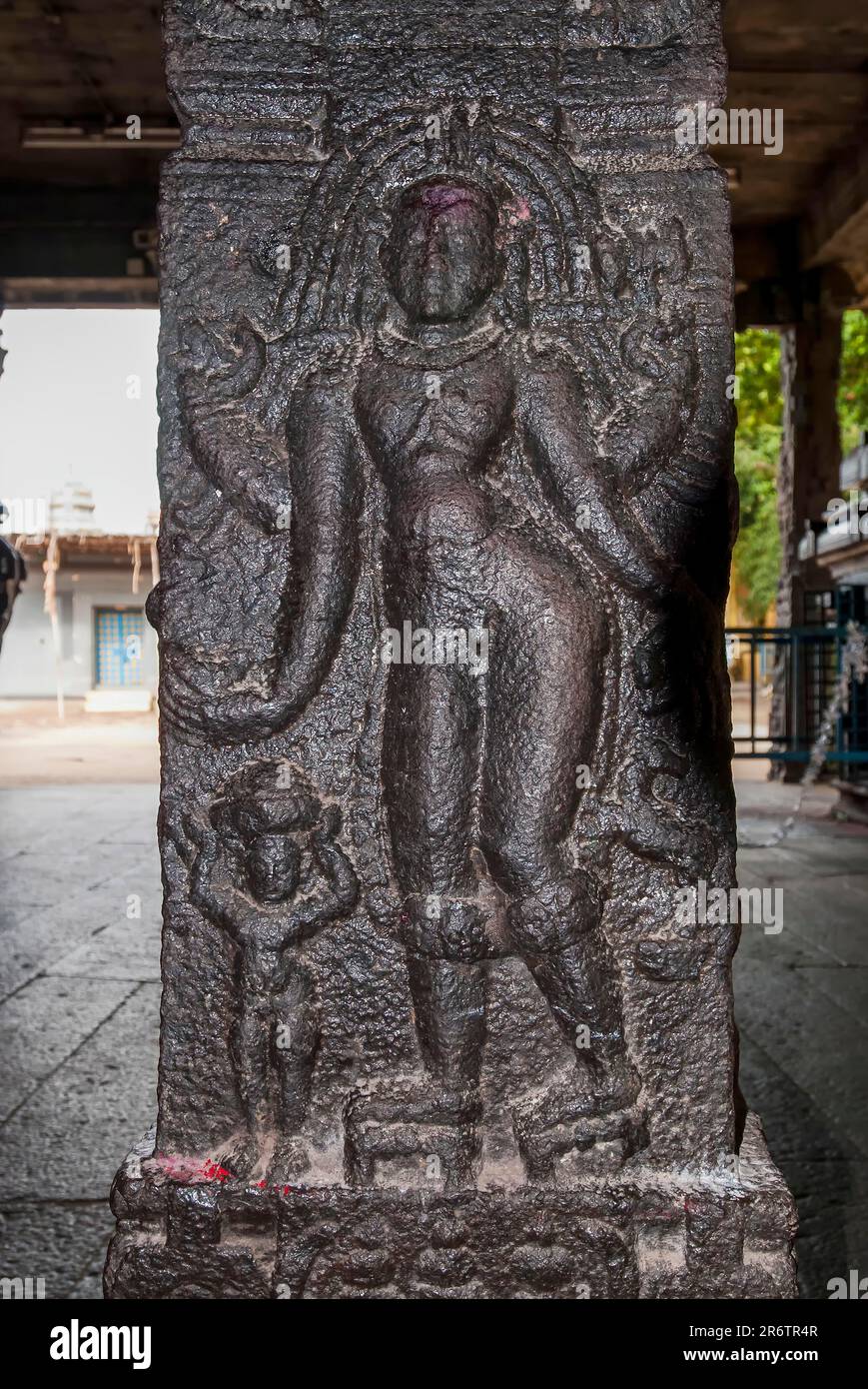 Pitchadanar Sculpture (a handsome youth) in Thyagaraja Swamy temple in