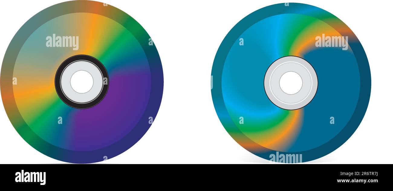 Vector realistic pictures of CD and DVD Stock Vector Image & Art Alamy