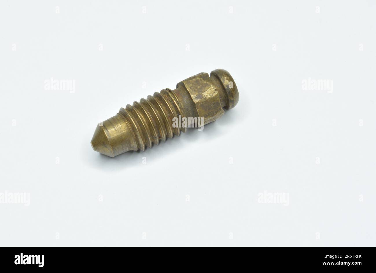 Brass Brake Wheel Cylinder Bleeder Stock Photo Alamy
