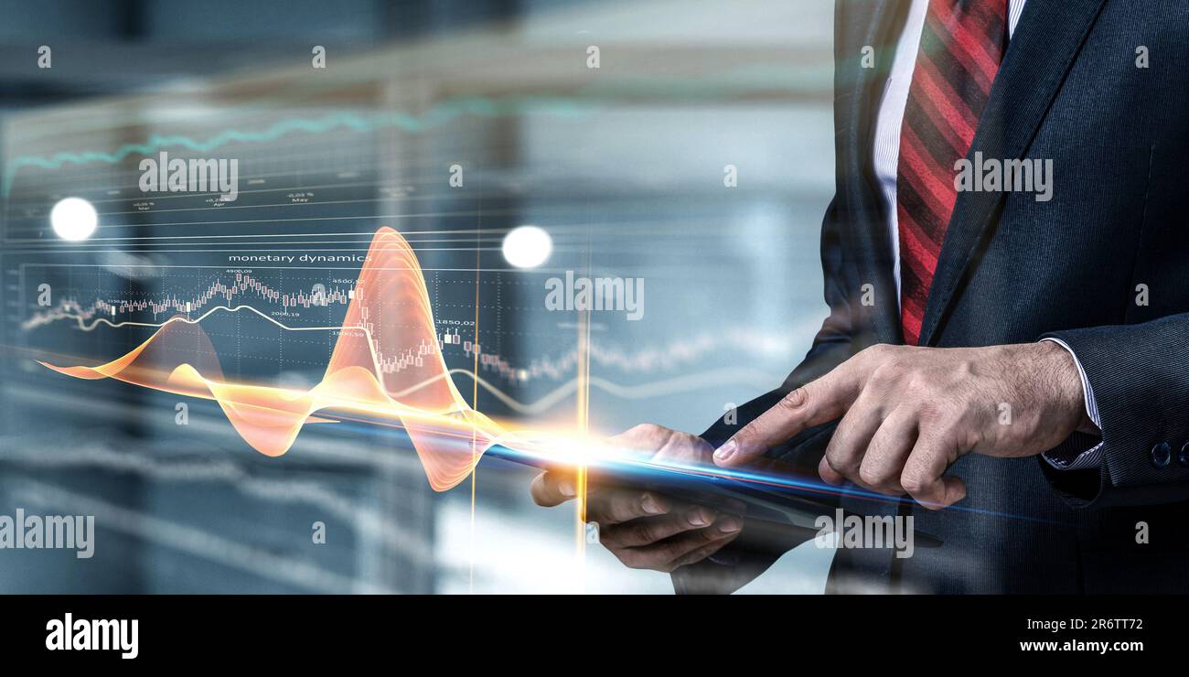 Business and innovation concept . Mixed media Stock Photo - Alamy
