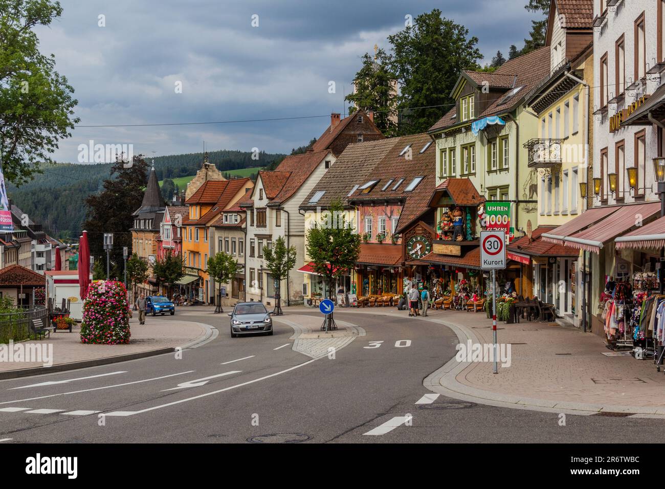 TRIBERG, GERMANY - SEPTEMBER 2, 2019: View of  Triberg village in Baden-Wuerttemberg, Germany Stock Photo