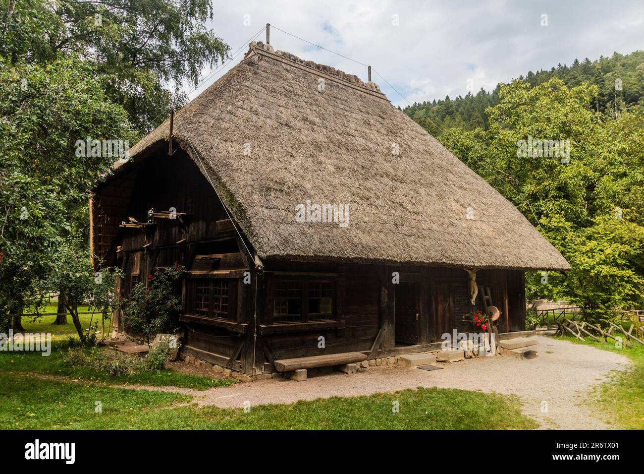 Farmhouse in Black Forest Open Air Museum in Gutach village in Baden