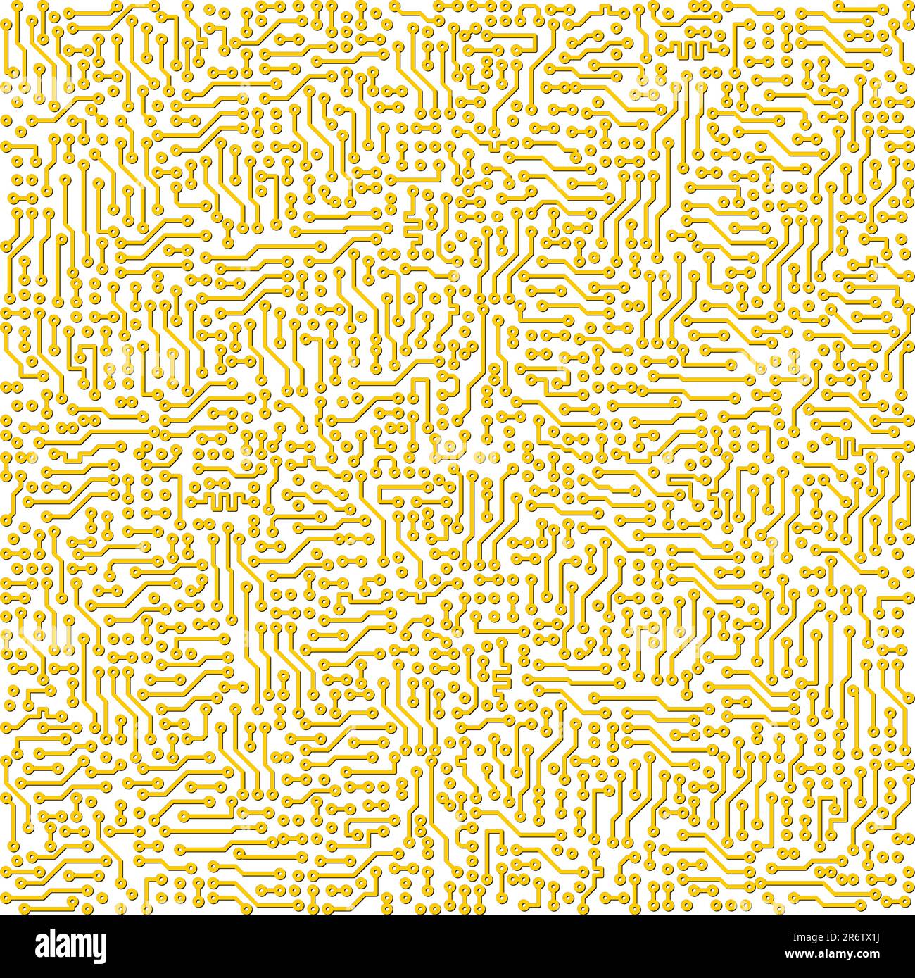 Electronic industrial high-tech circuit board vector golden texture ...