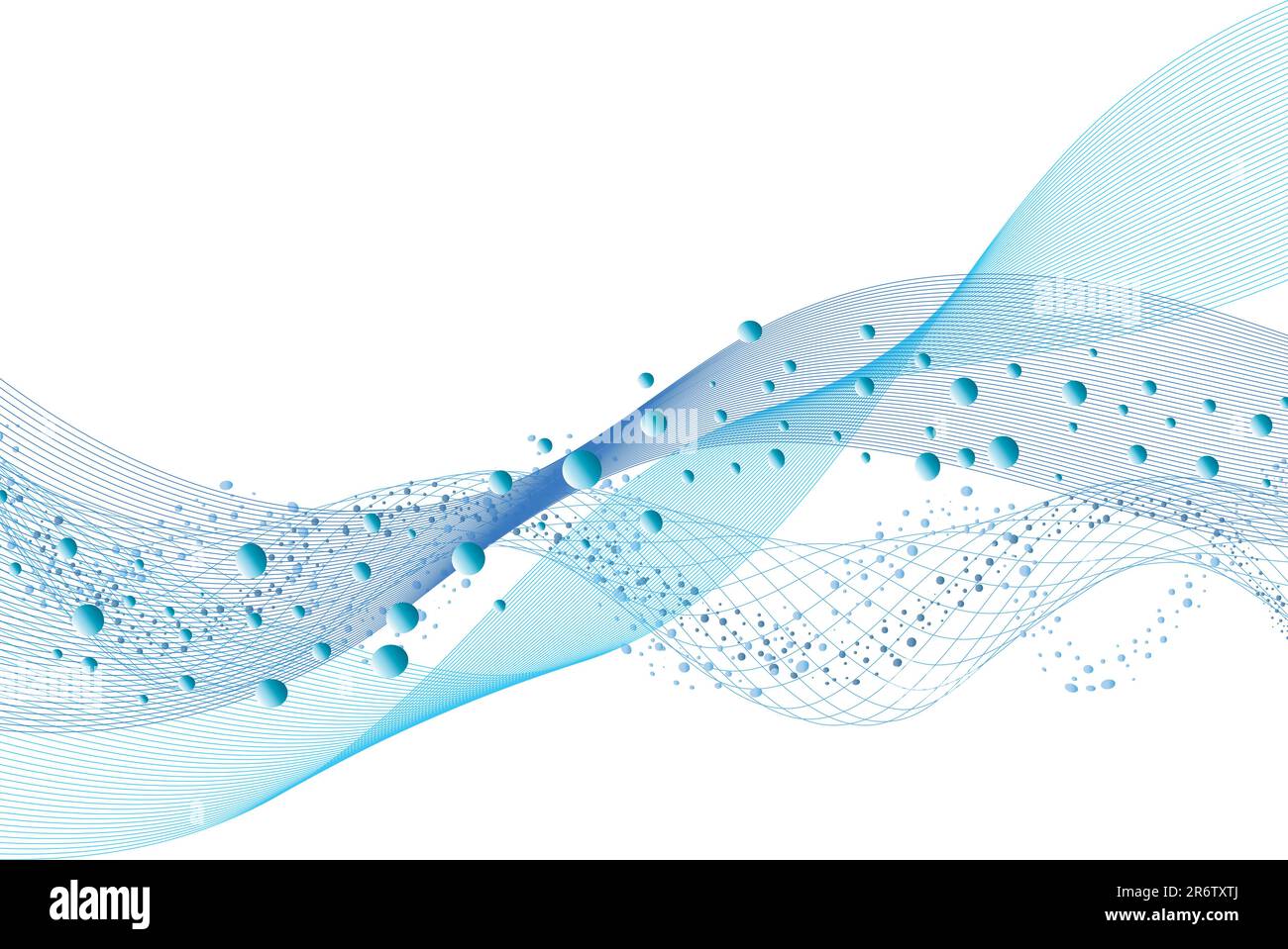 Abstract water vector background with bubbles of air Stock Vector Image ...