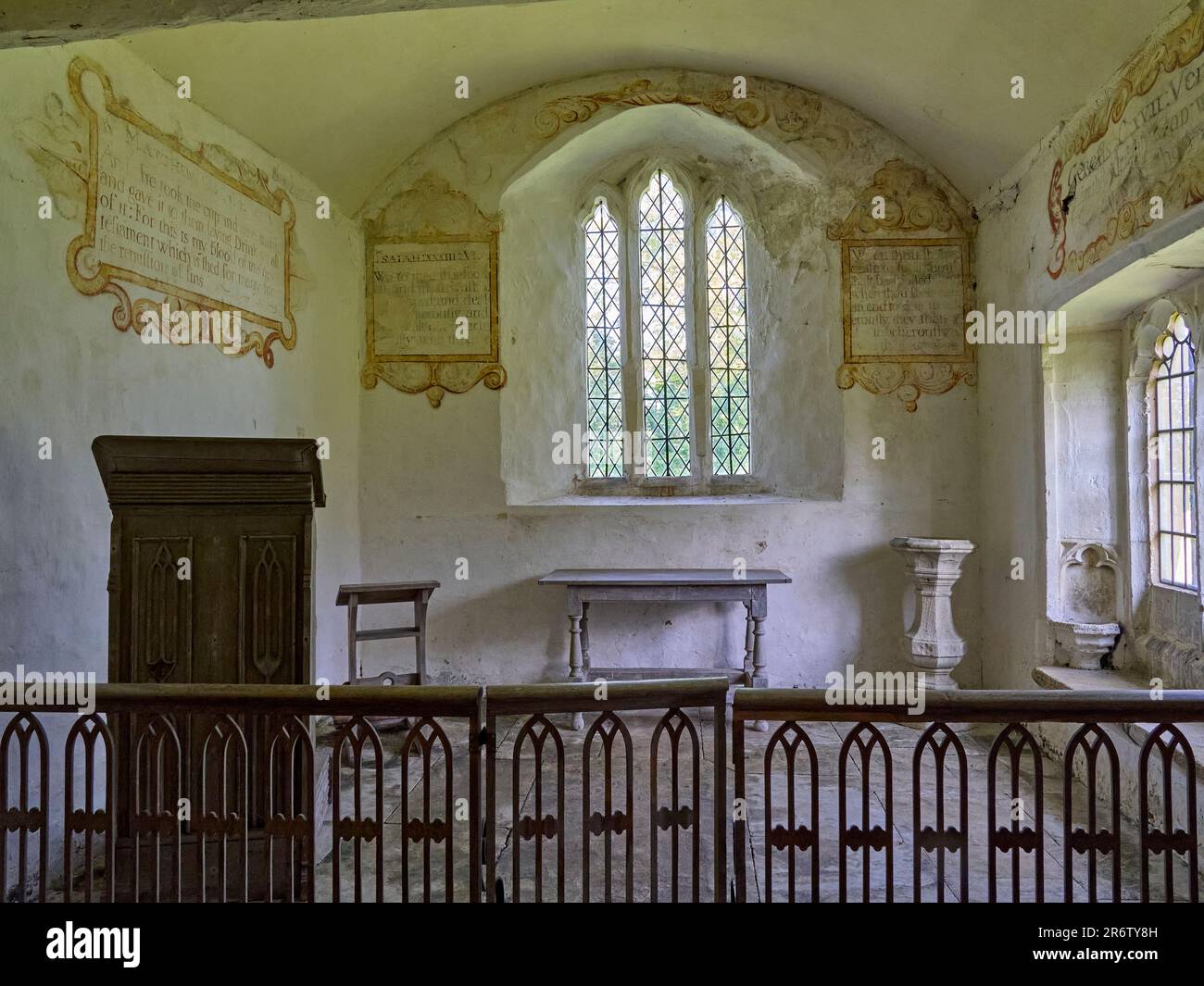 All Saints Church Leigh Cricklade Wiltshire medieval church near the