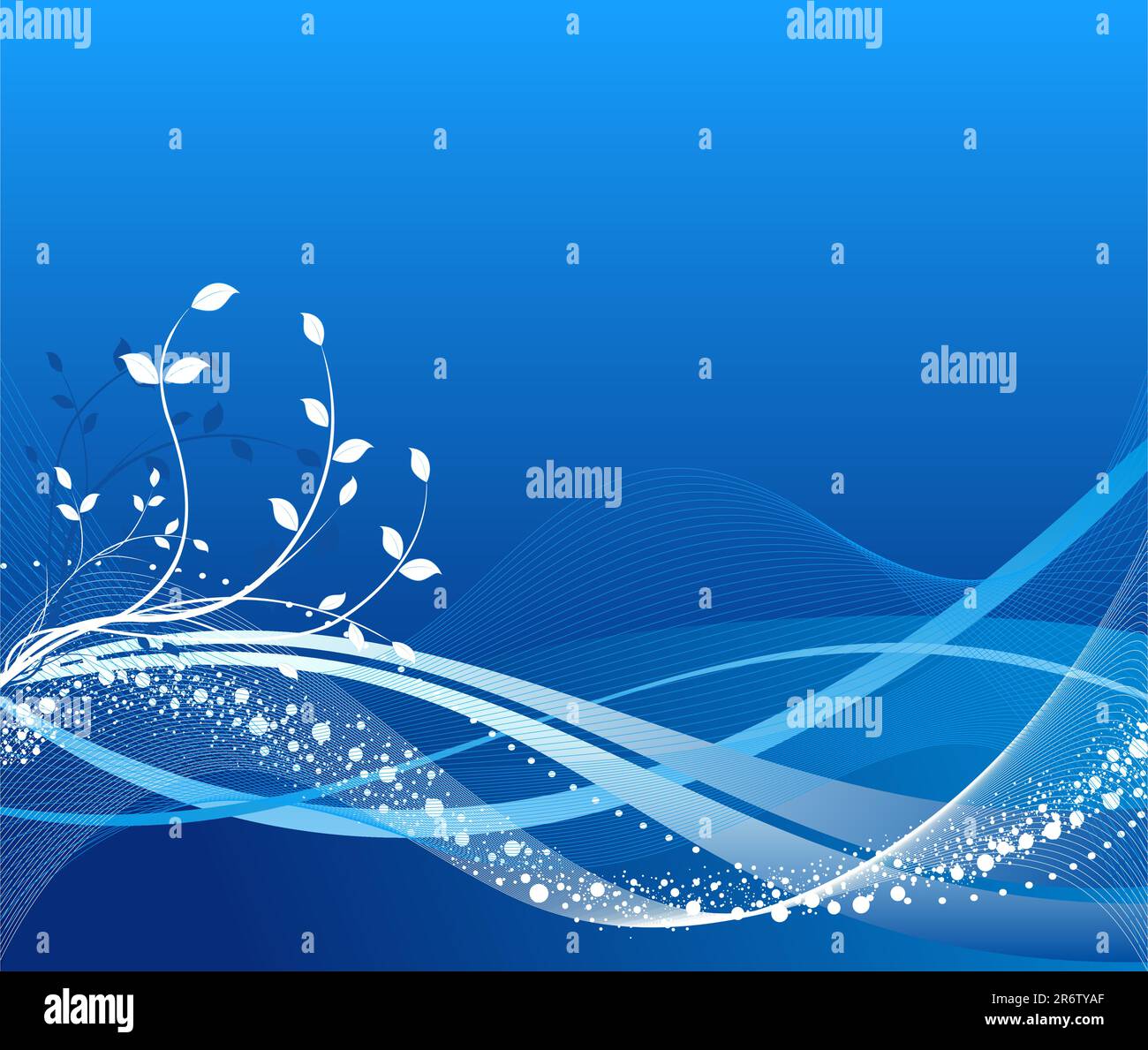 Abstract floral vector design Stock Vector Image & Art - Alamy