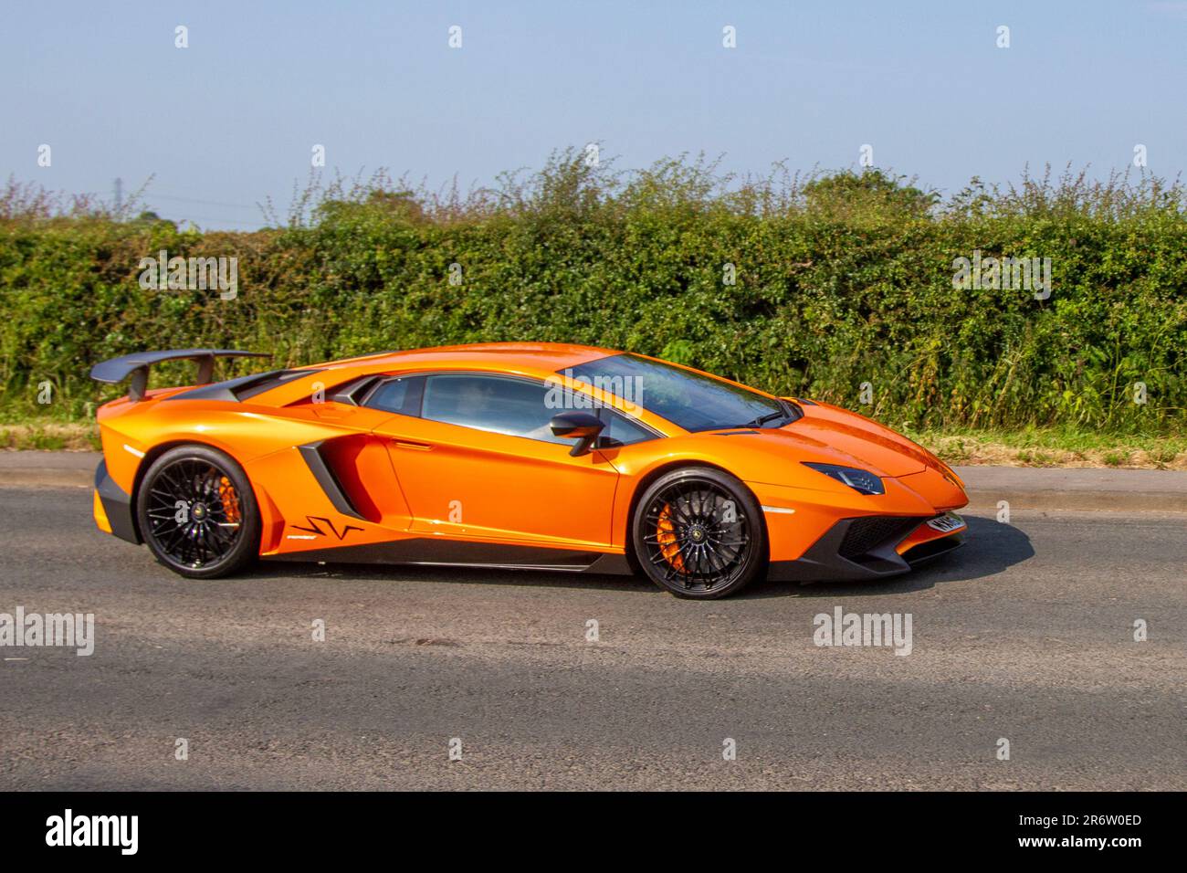 2001 Orange Lamborghini Aventador V12 S-A; Classic & Performance Motor ...