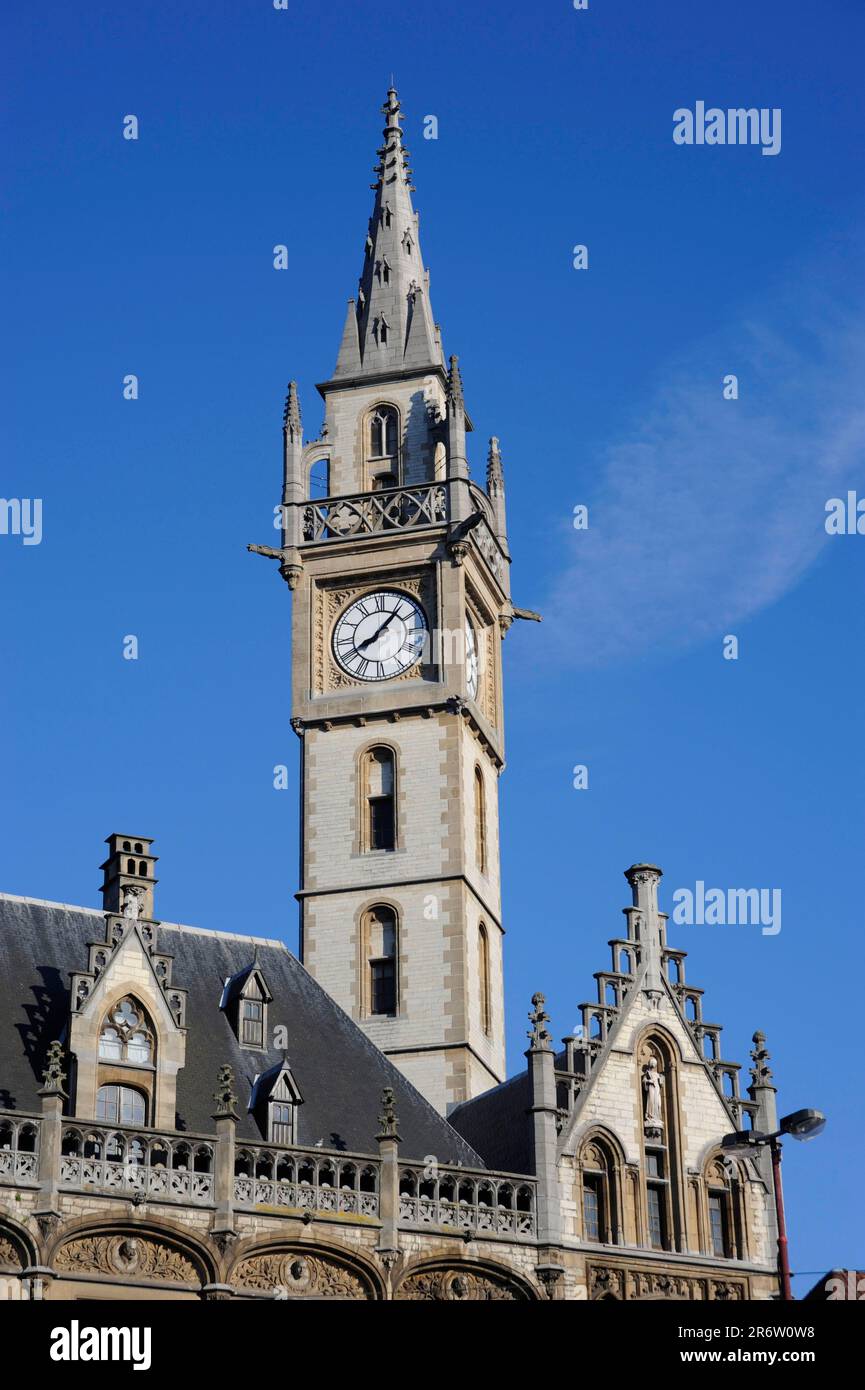 Post Office Building, Ghent, East Flanders, Belgium, Flanders Stock