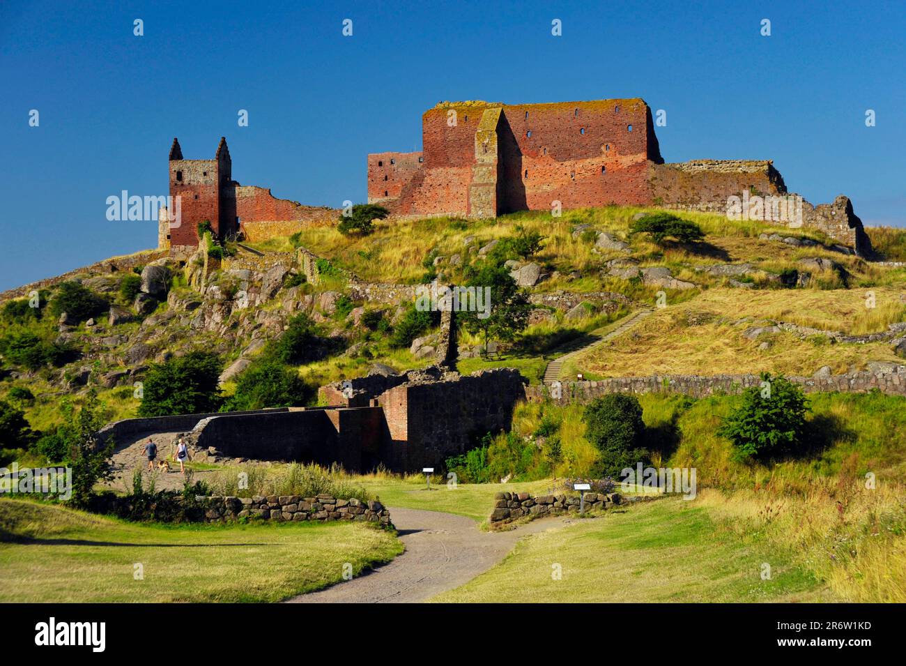 Hammershus Castle, Bornholm, Denmark Stock Photo Alamy