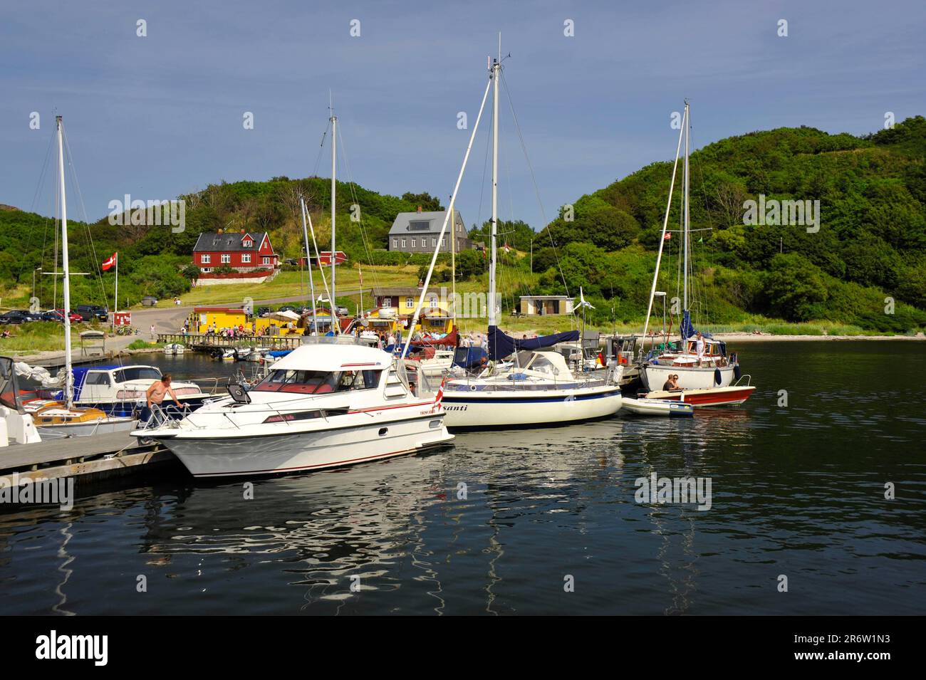 Boats In The Harbour Hammerhavn Bornholm Denmark Stock Photo Alamy Boats In The Harbour Hammerhavn Bornholm Denmark Stock Photo Alamy