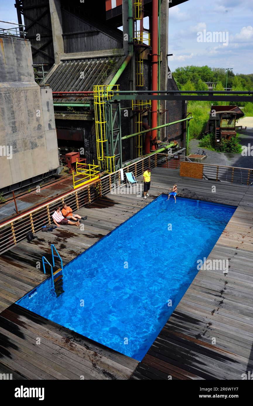 Zollverein Coking Plant Swimming Pool, Essen, Ruhr Area, North