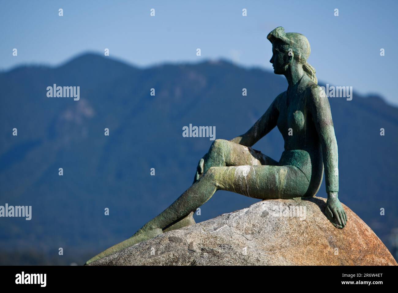 Statue, Stanley Park, Vancouver, British Columbia, Canada Stock Photo ...