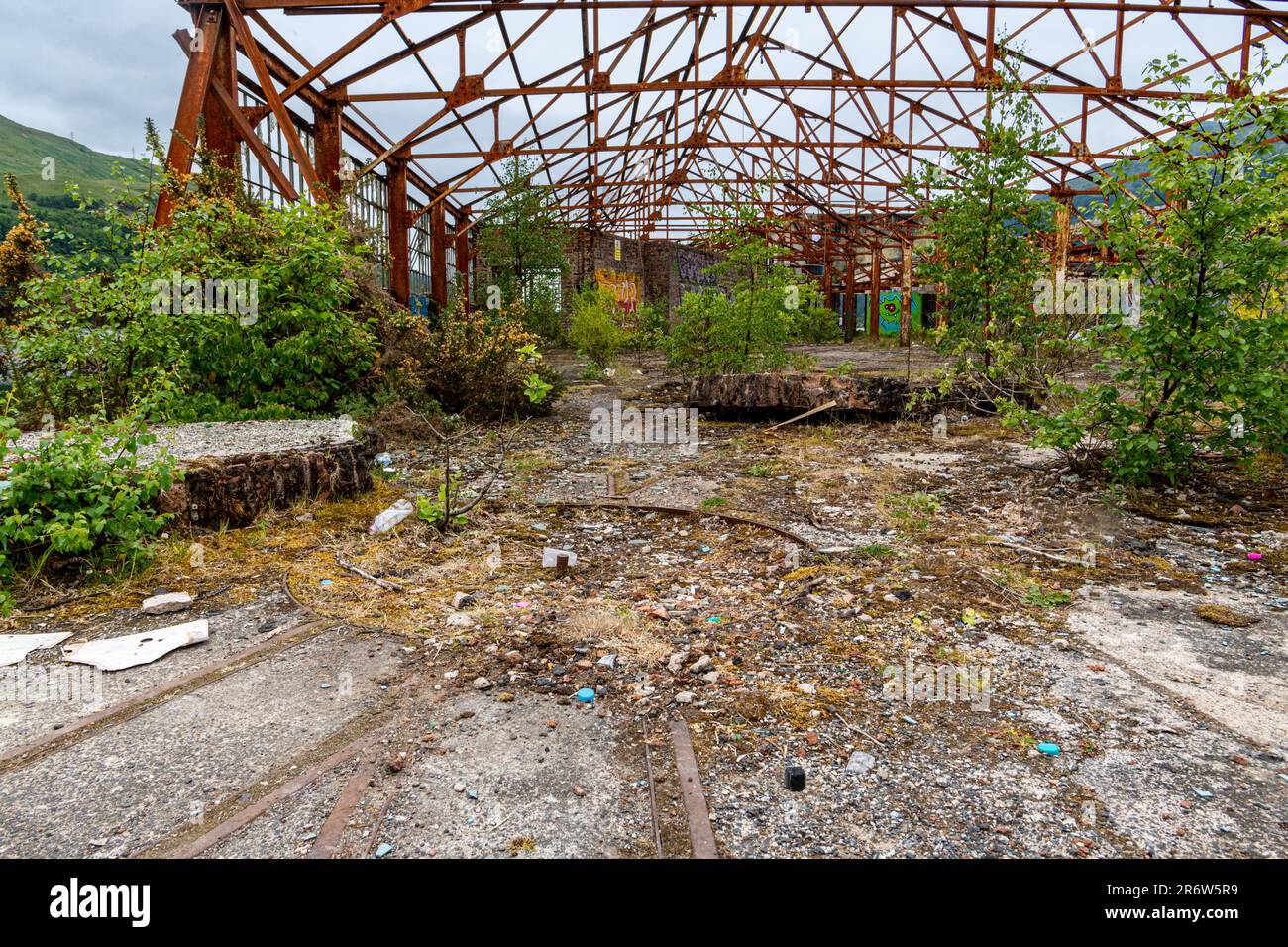 Royal Navy Torpedo Testing site Arrochar Scotland Stock Photo